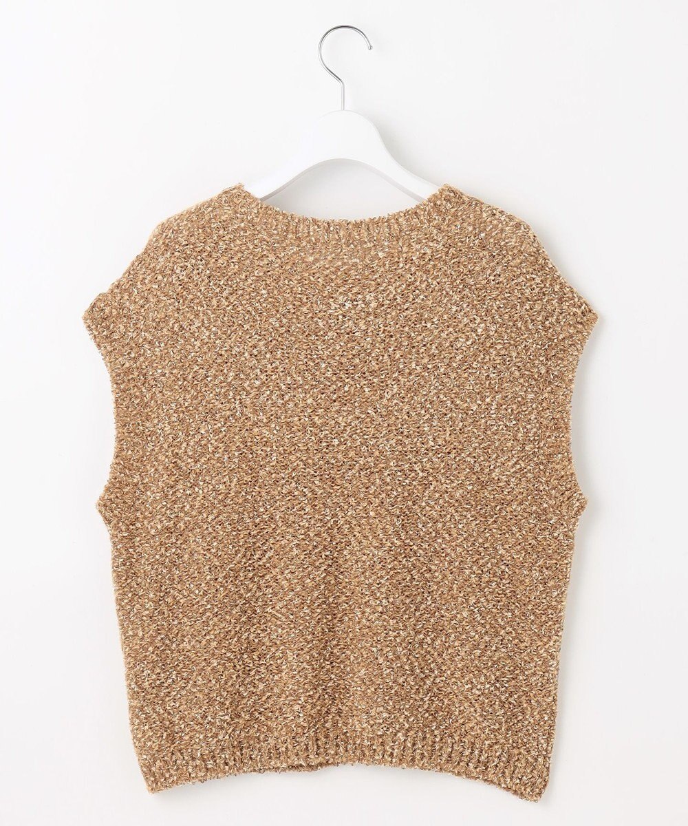 自由区 L 【カタログ掲載】ラメファンシーツイードニット ベスト 