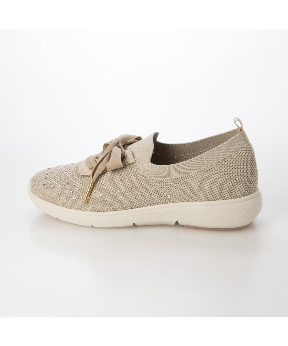 Riz raffinee <Riz raffinee>ラインストーンニットスニーカー 