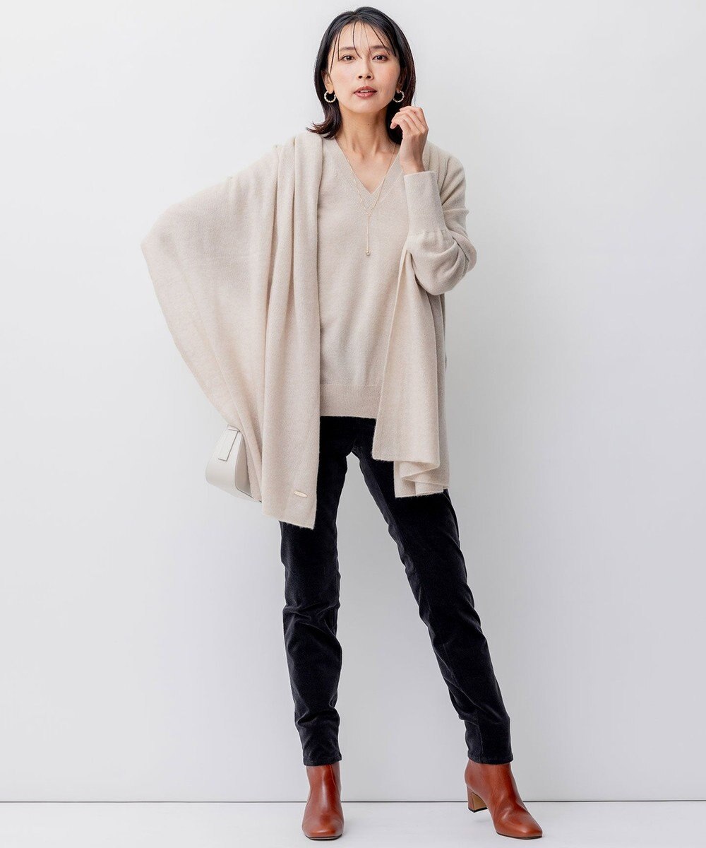 23区 ピュアカシミヤ ストール 