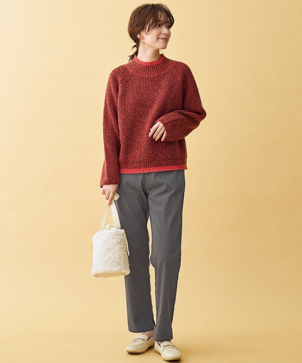 ANY L 【5色展開】バイカラーMIXニット 