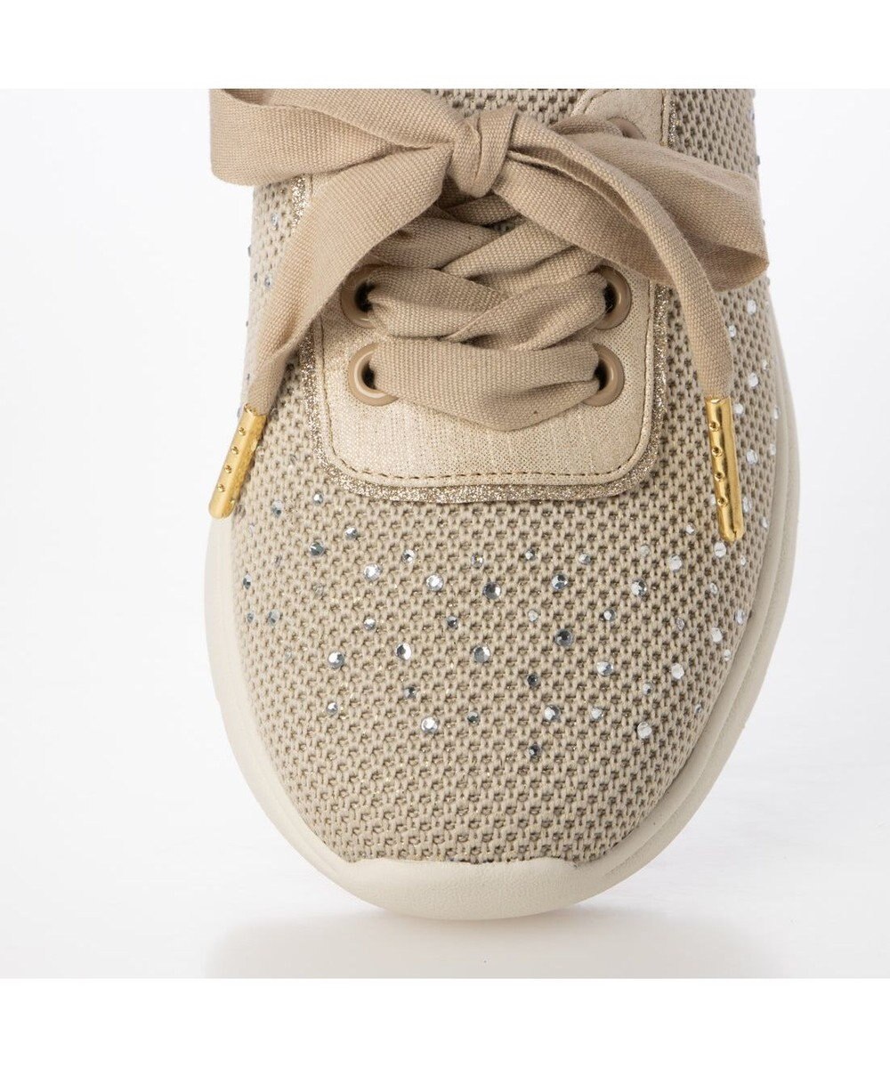 Riz raffinee <Riz raffinee>ラインストーンニットスニーカー 