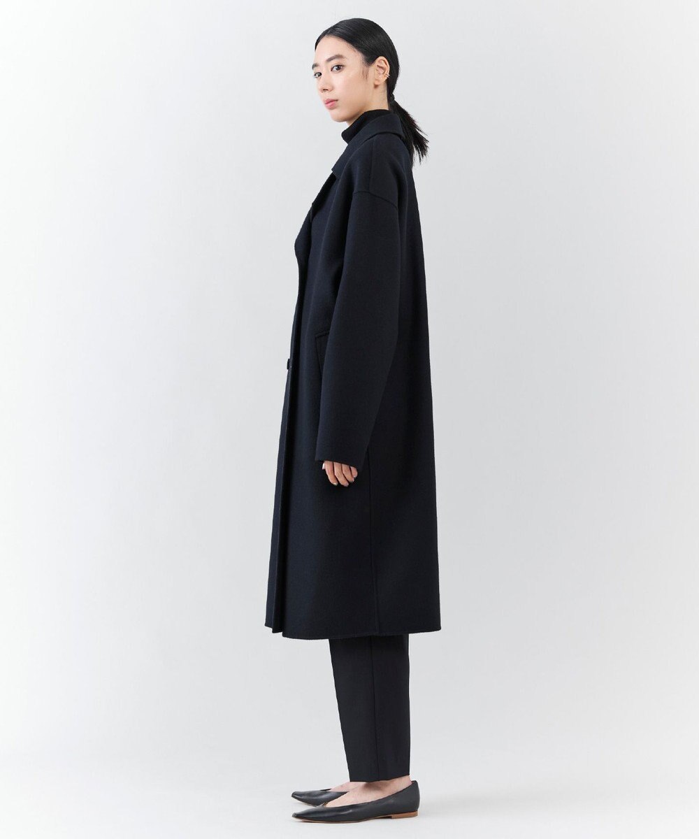 23区 S 【エステータ】ウールリバー ケープ付き コート 