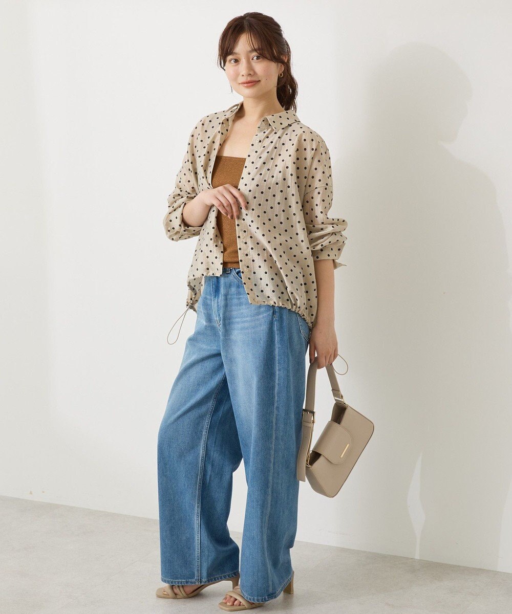 AMERICAN HOLIC 【WEB限定】ドットドロストシャツ 