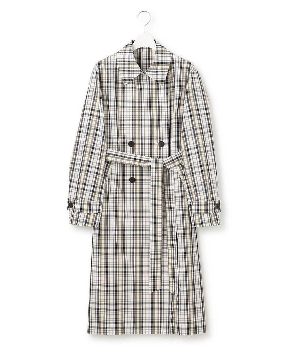 23区 S メモリーチェック トレンチコート 