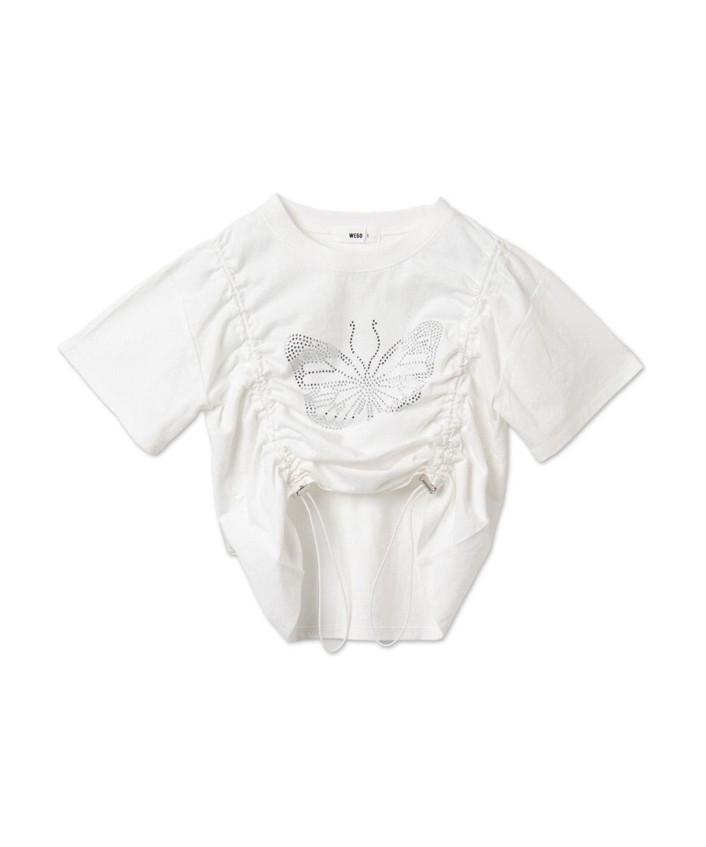 WEGO バタフライドロストラインストーンT 