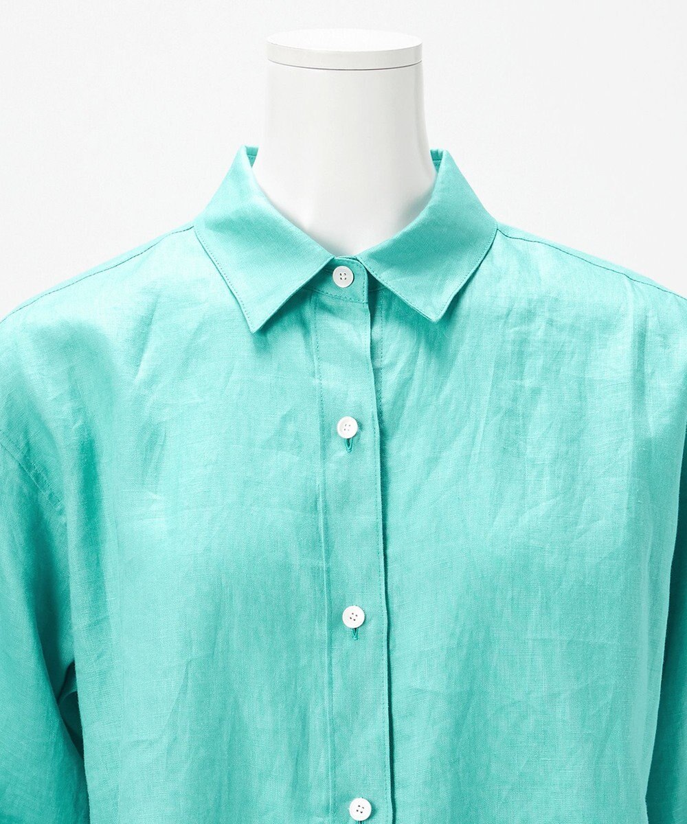 23区 【エステータ】チンツリネン オーバーサイズ シャツ 