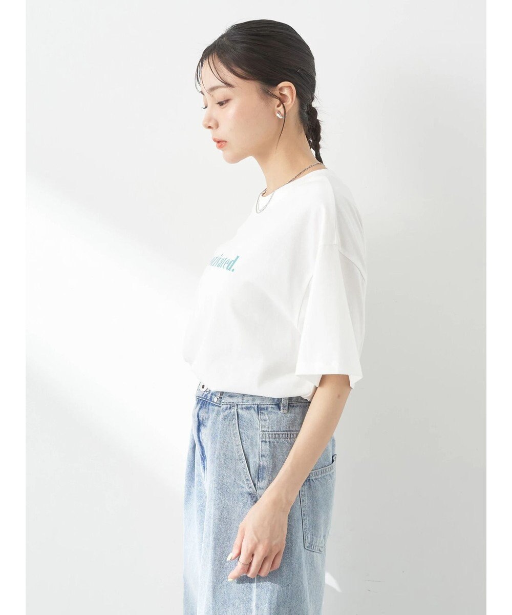 earth music&ecology ロゴソリッドＴシャツ 