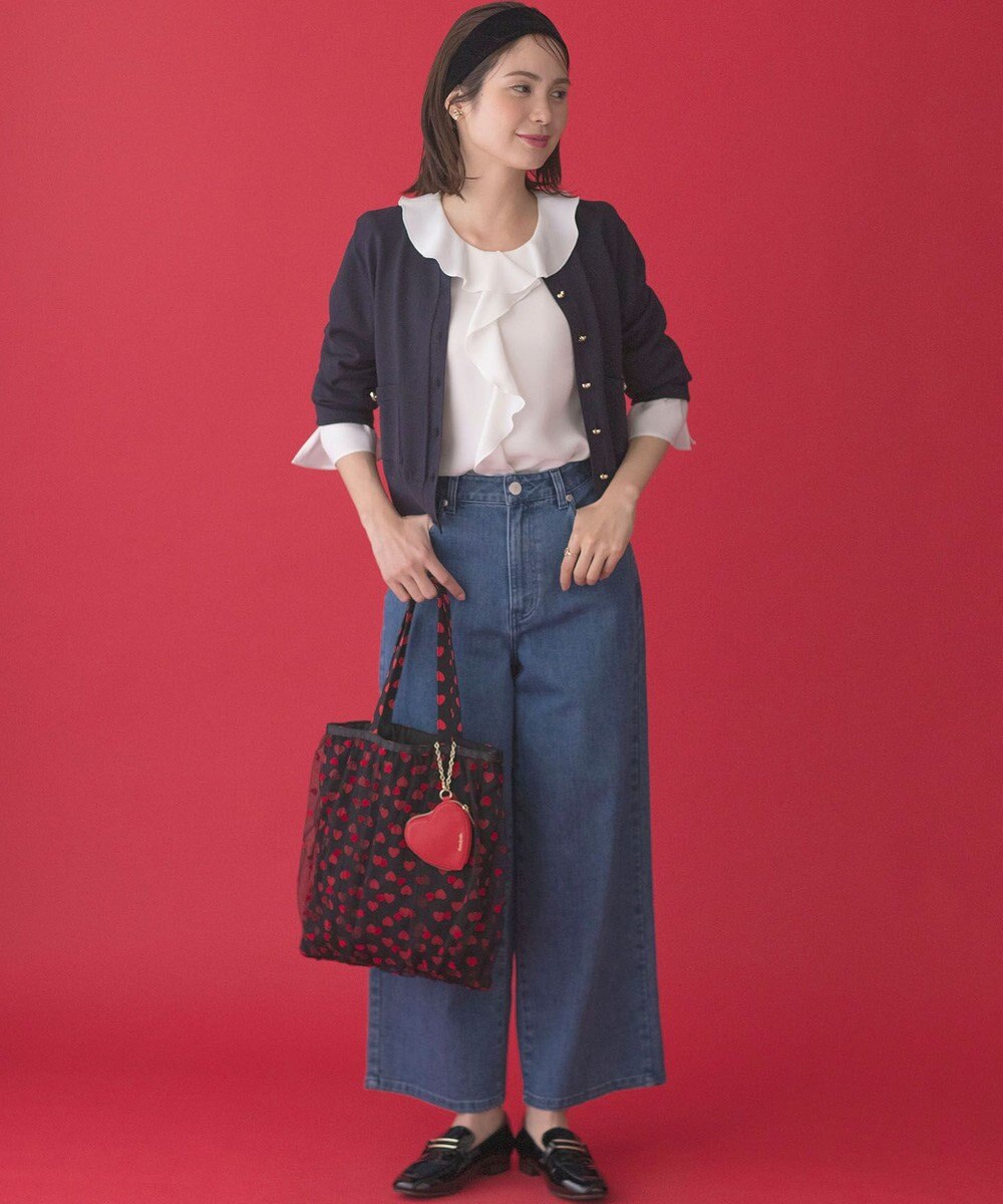 組曲 L ラッフルデシン ブラウス 