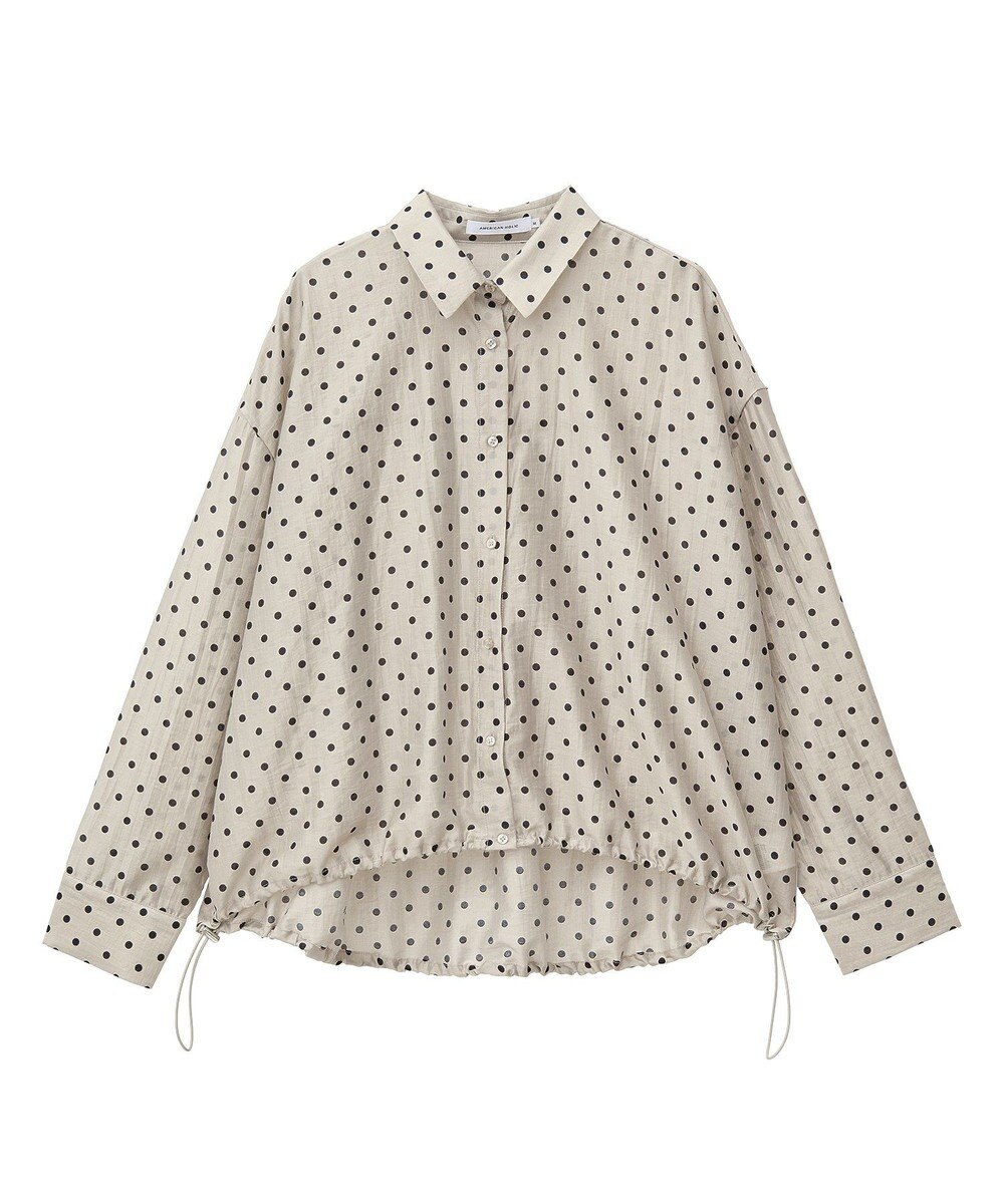 AMERICAN HOLIC 【WEB限定】ドットドロストシャツ 