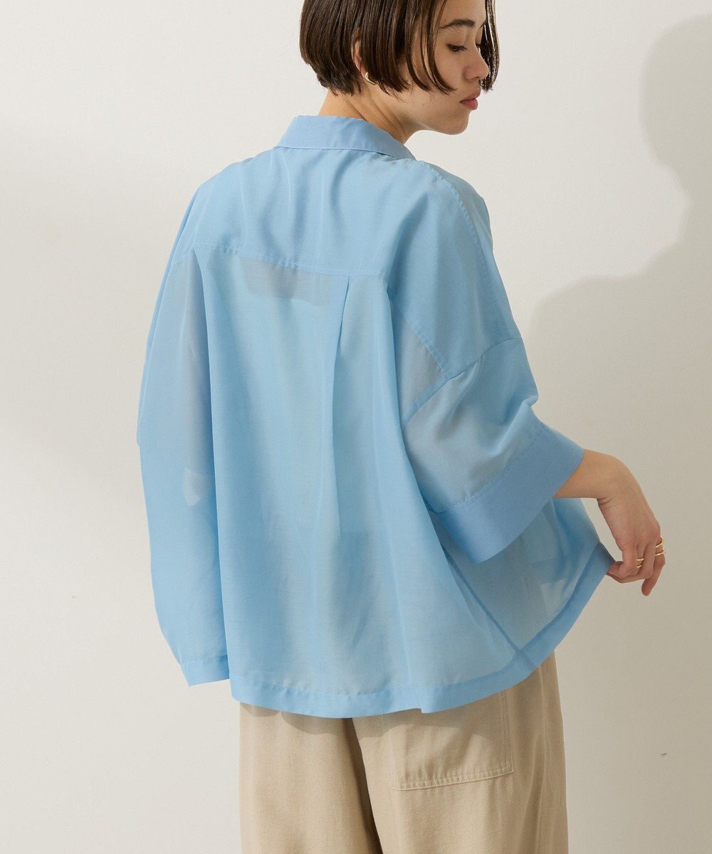 AMERICAN HOLIC Wポケットシアー半袖シャツ 