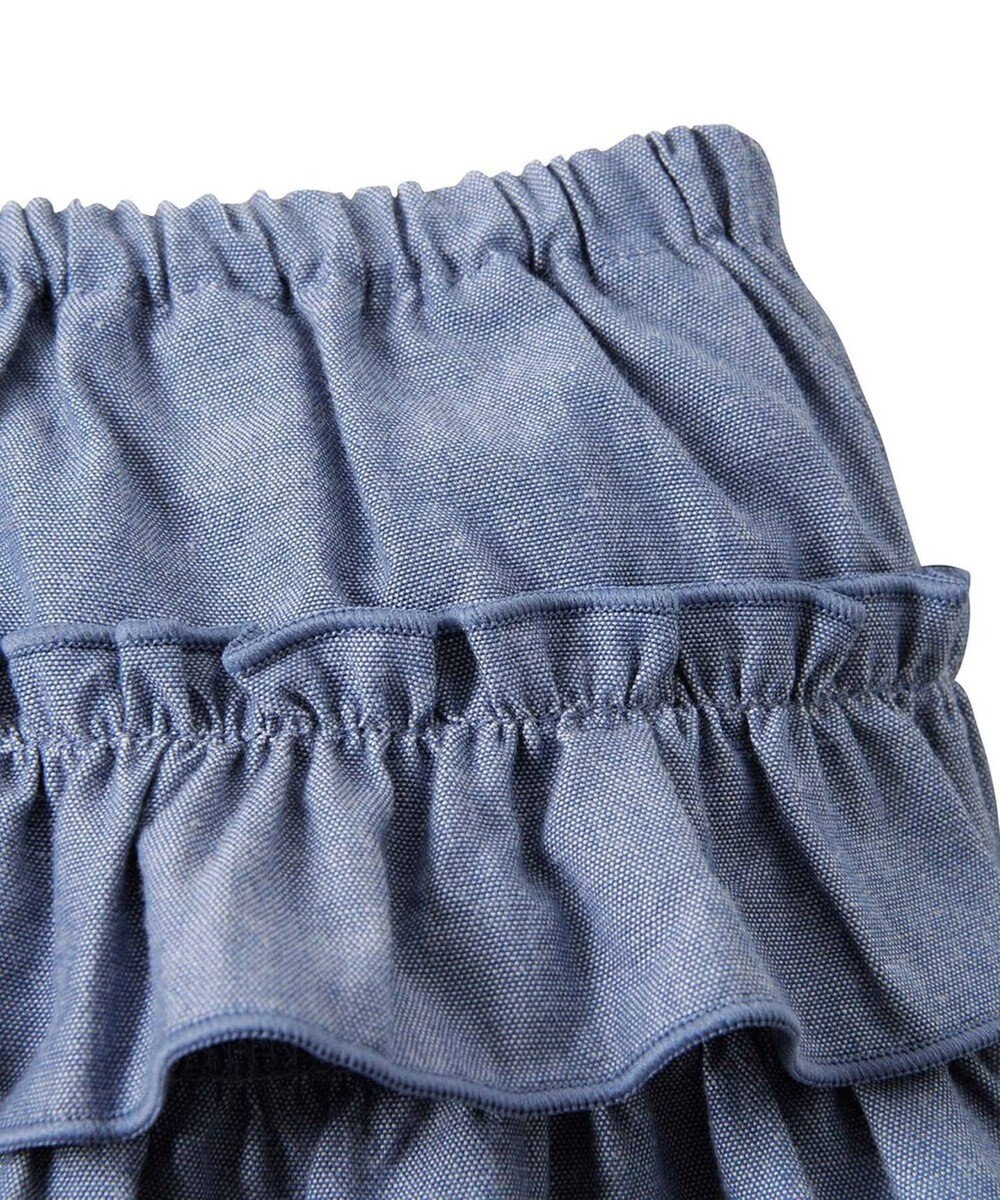 MIKI HOUSE HOT BISCUITS 【フリー(70-90cm)】 フリル付き ベビーブルマ 