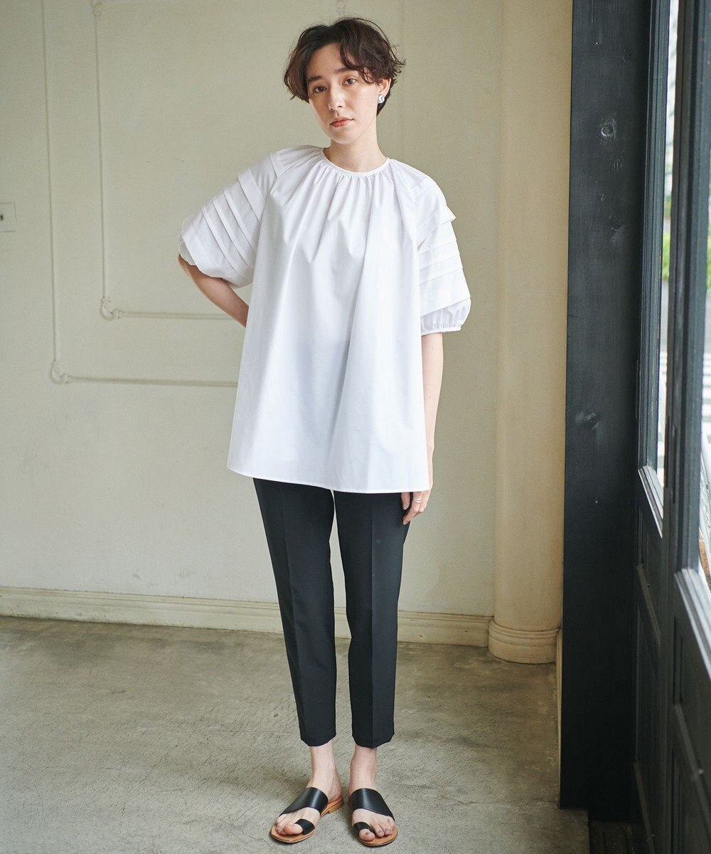 #Newans 【新色登場！】美シルエットセンタープレスパンツ 