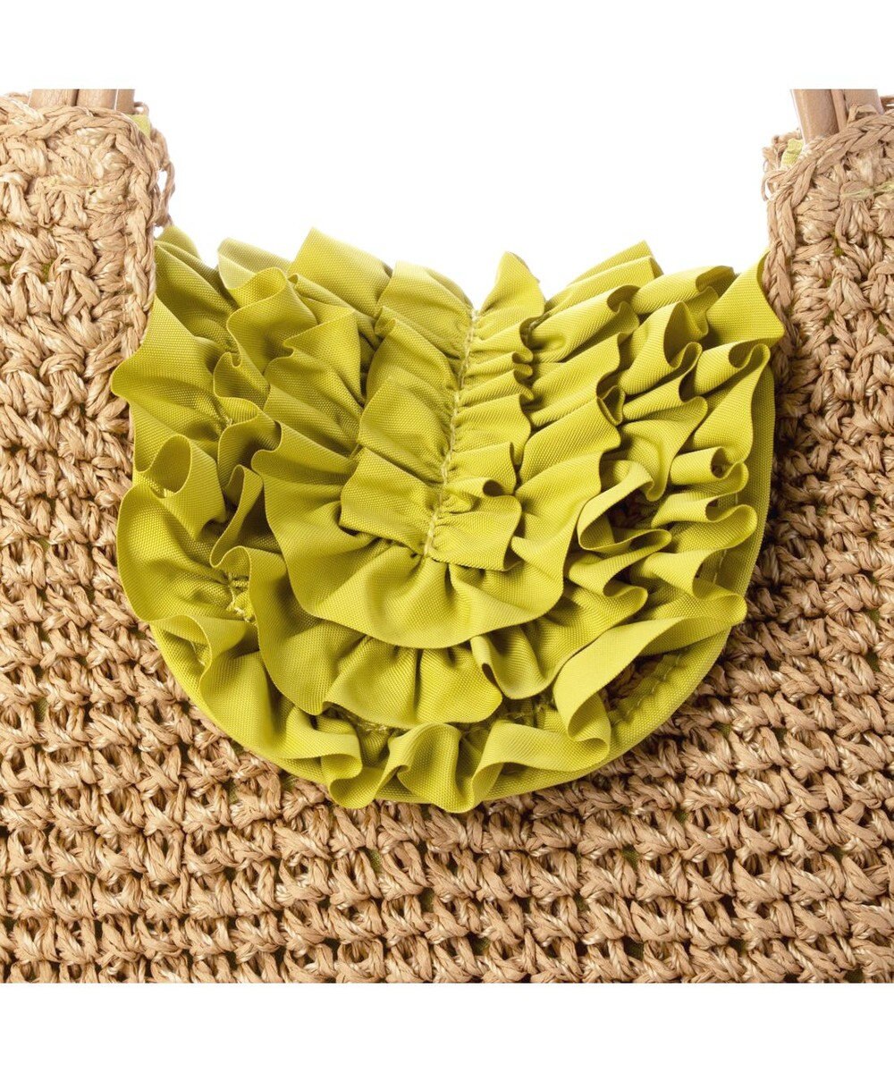 UNBILLION カシュカシュ cachecache / フリルフラップクロッシェトート 