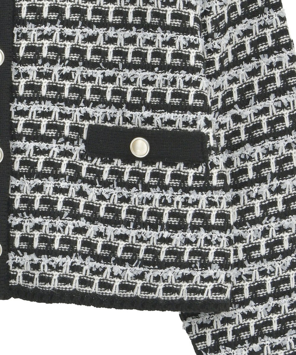 earth music&ecology ニットツイードジャケット 