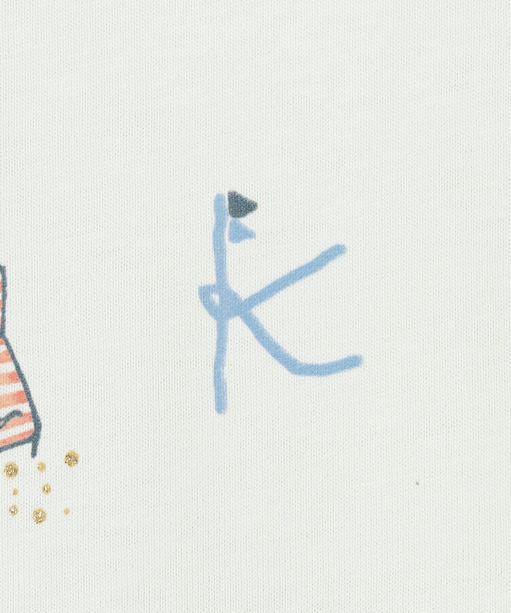 組曲 KIDS 【150-160㎝】【UVケア】パラソルアート Tシャツ 