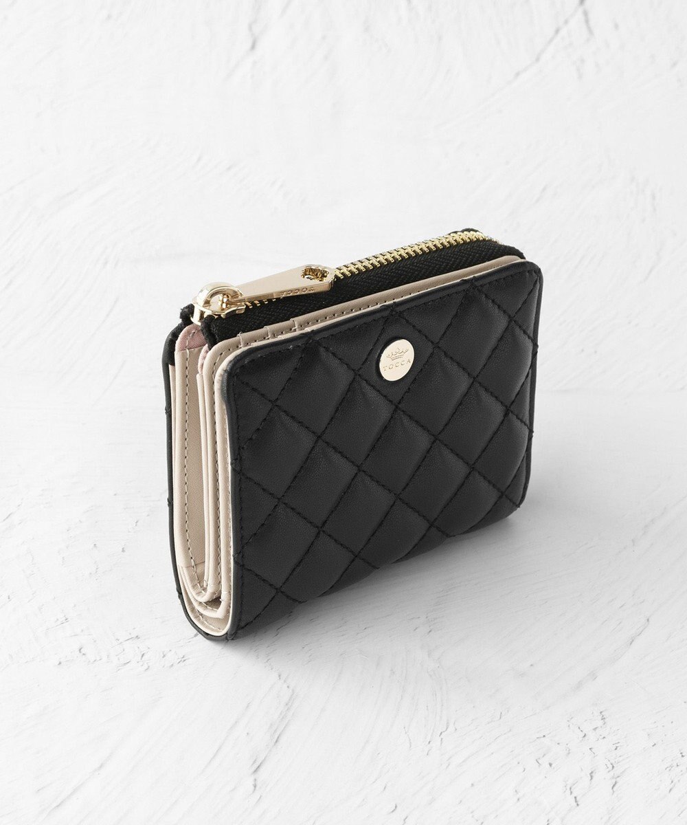 TOCCA TRACE PAVE BIFOLD WALLET 二つ折り財布 