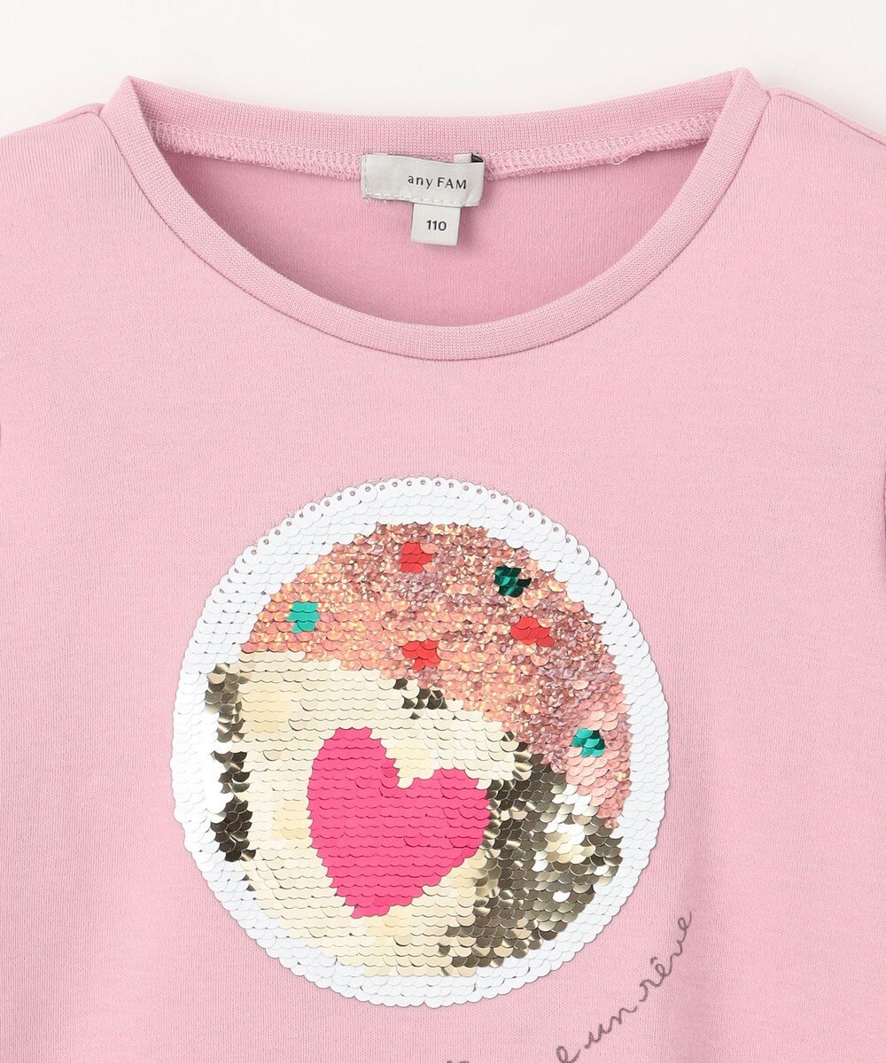 ANY KIDS ミラクルスパンコール長袖Tシャツ 