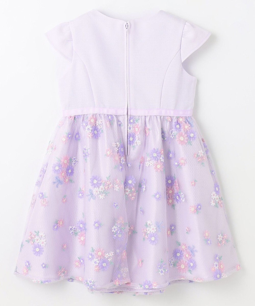 ANY KIDS フラワー刺繍ワンピース 