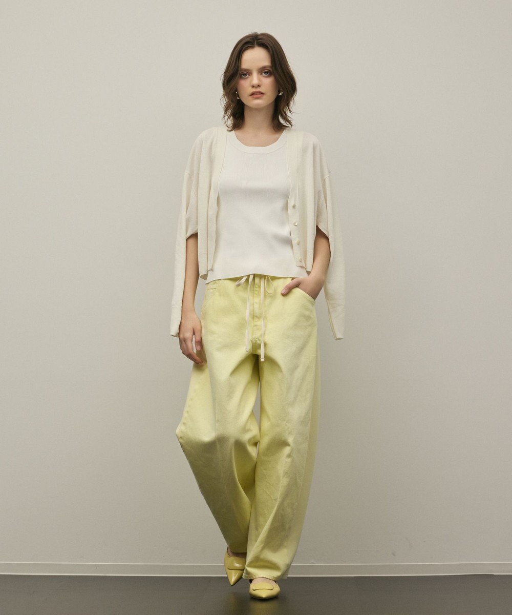 GRACE CONTINENTAL スリーブスリットニットカーディガン 