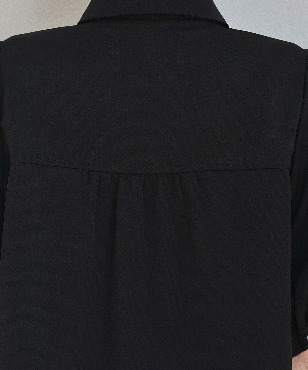 Tiaclasse L 【洗える】パフスリーブシャツブラウス 