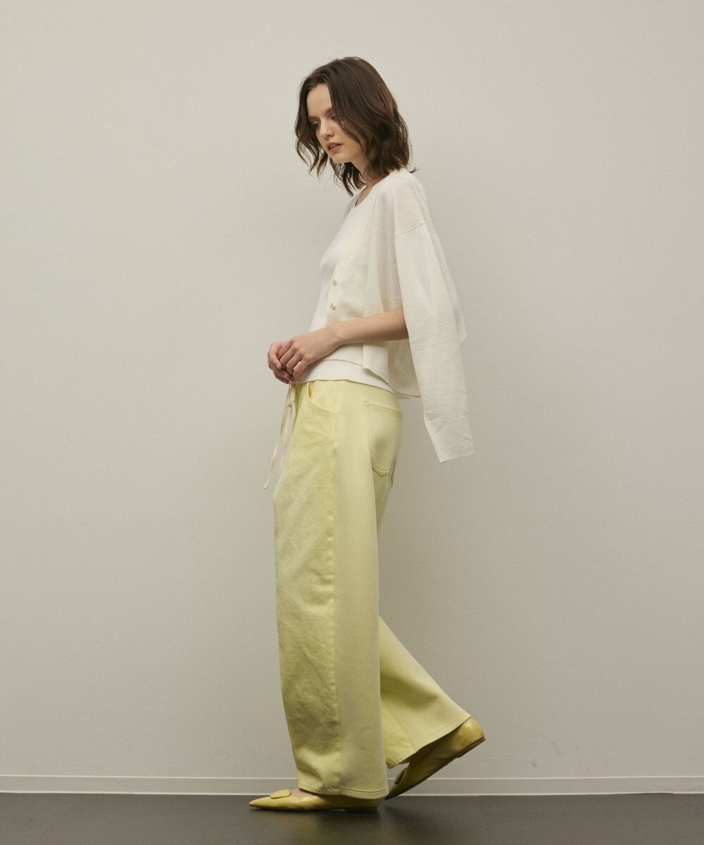 GRACE CONTINENTAL スリーブスリットニットカーディガン 