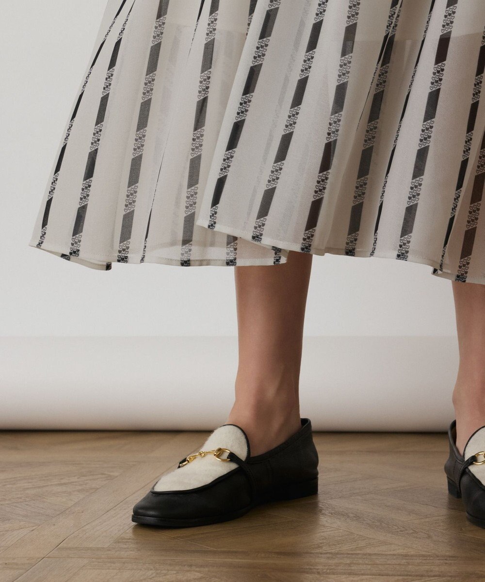 GRACE CONTINENTAL ハートストライプワンピース 