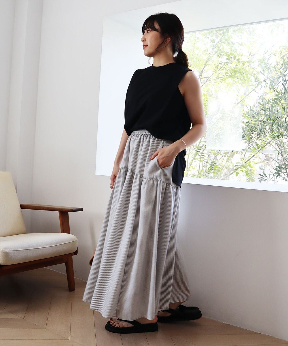 UNFILO 冷感UVケアノースリカットソー 