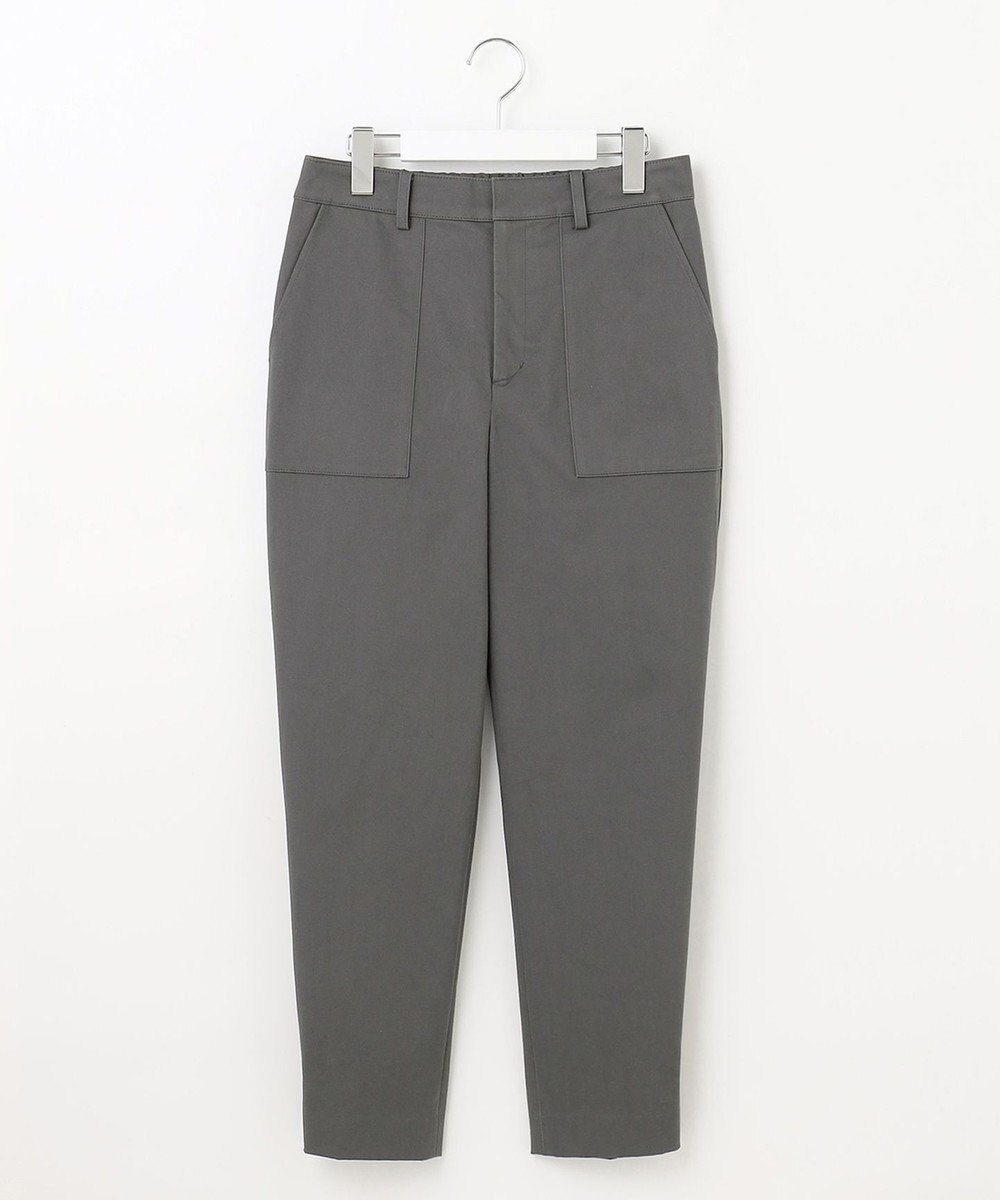 J.PRESS LADIES 【洗える】サテンストレッチプレミアムピーチ ベイカー パンツ 