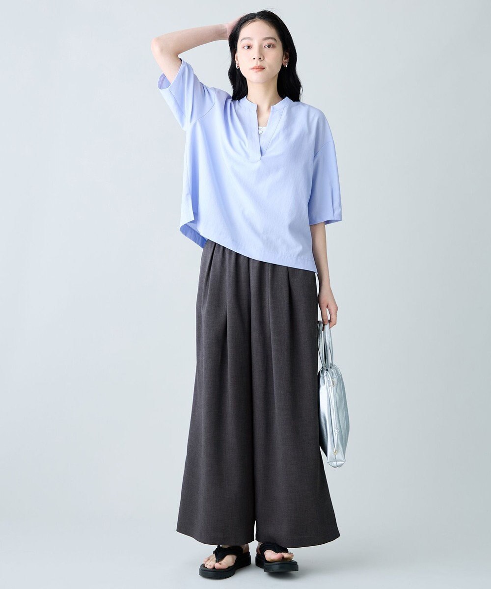 ANY 楽映えスキッパーブラウス 