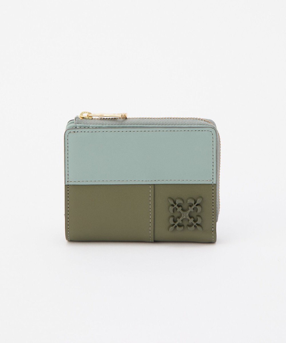 russet 【2025AW新作】パッチワークハーフウォレット(SO-430) 