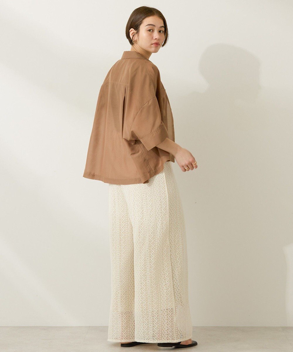 AMERICAN HOLIC Wポケットシアー半袖シャツ 