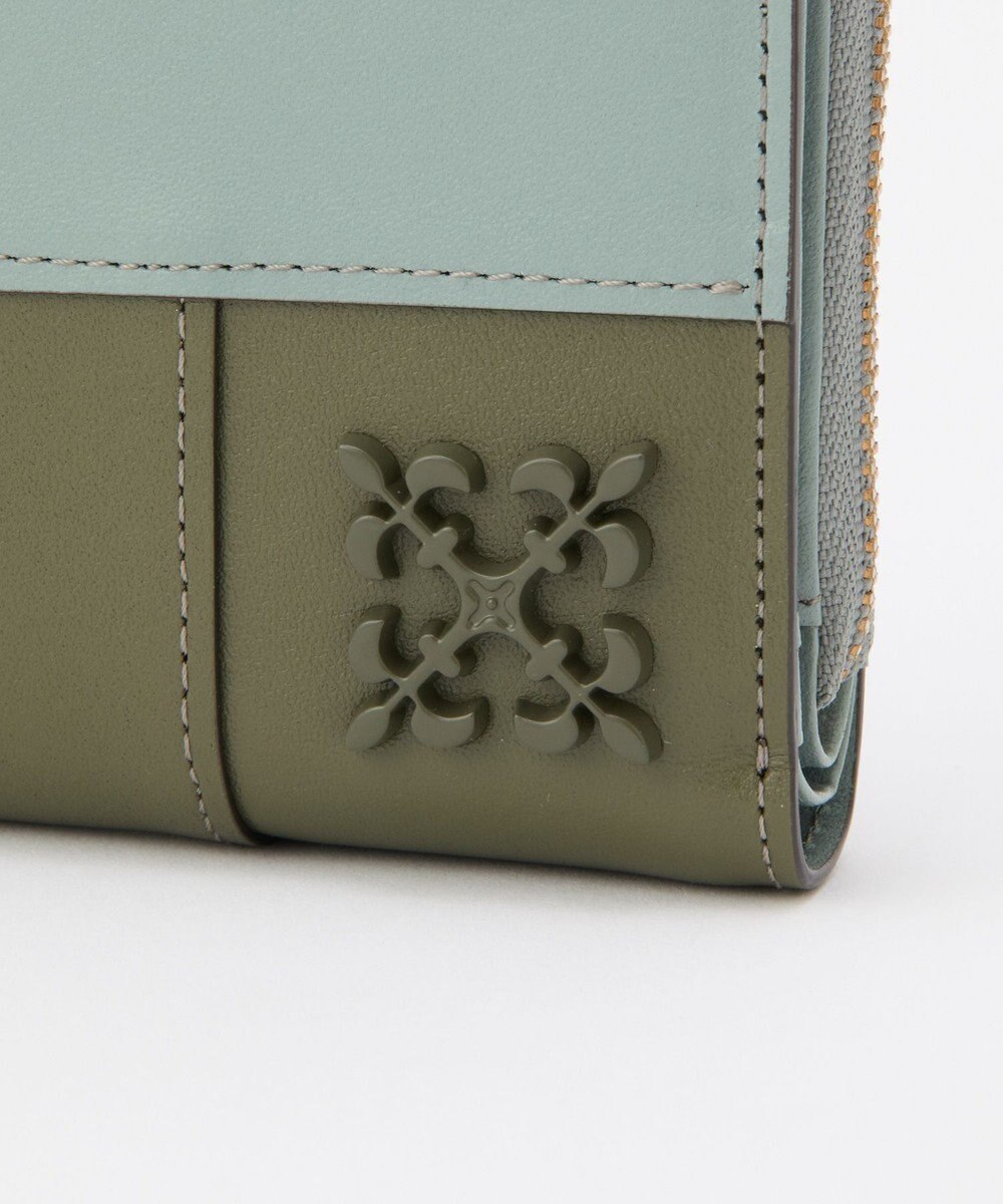 russet 【2025AW新作】パッチワークハーフウォレット(SO-430) 