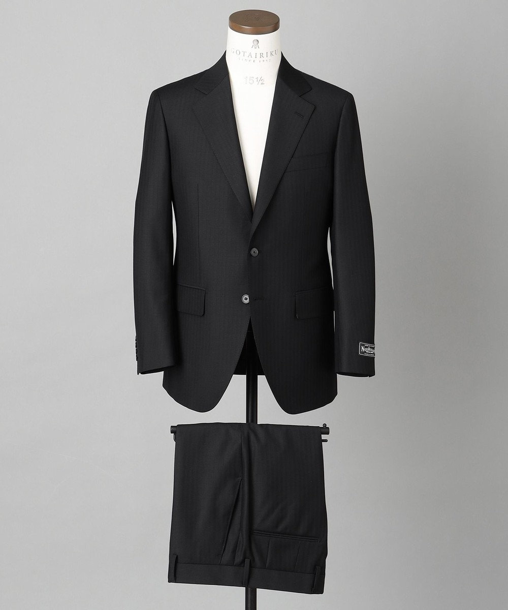 GOTAIRIKU 【御幸毛織】NZ Super120's スーツ（※店頭にてパターンメイド受注のみ可能） ブラック系1