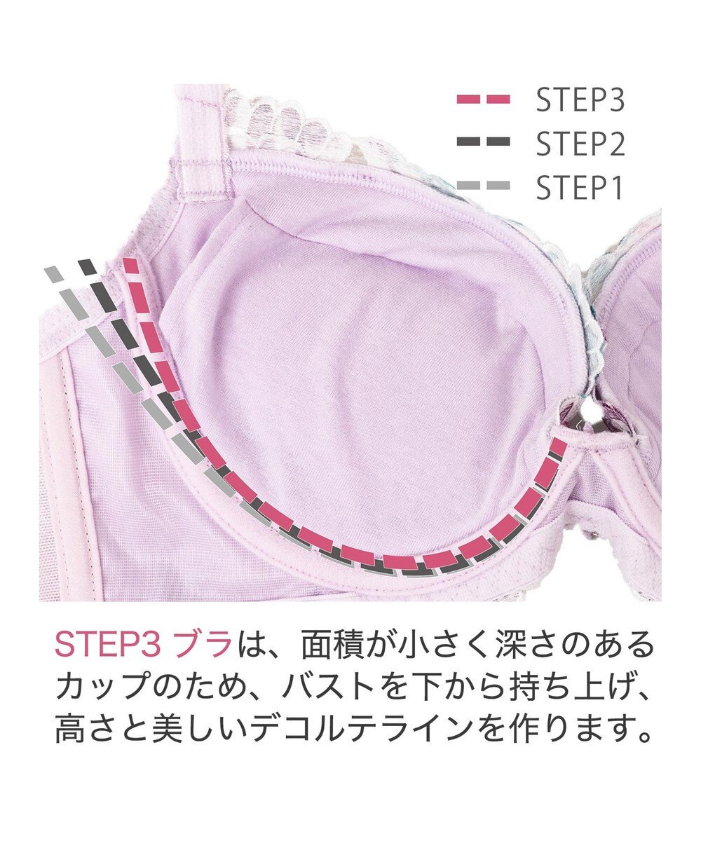 BRADELIS New York 【BRADELIS New York / 育乳ブラ・STEP3 整える】ジャクリーンステップ3ブラ22S1 