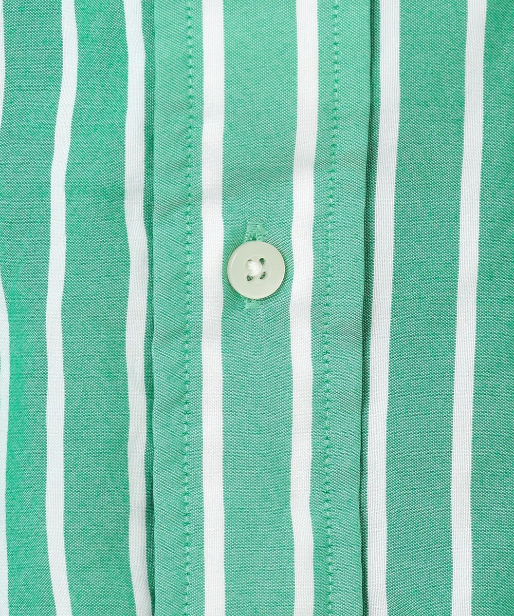 J.PRESS YORK STREET 【UNISEX】クレイジーストライプ バンドカラーシャツ 