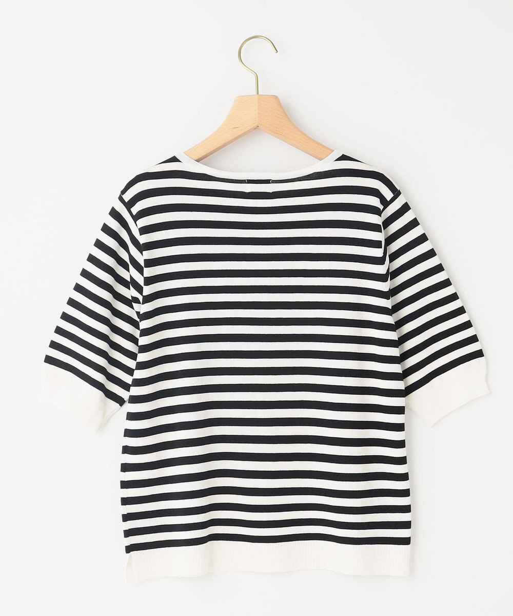 組曲 L 5分袖ニットＴシャツ 