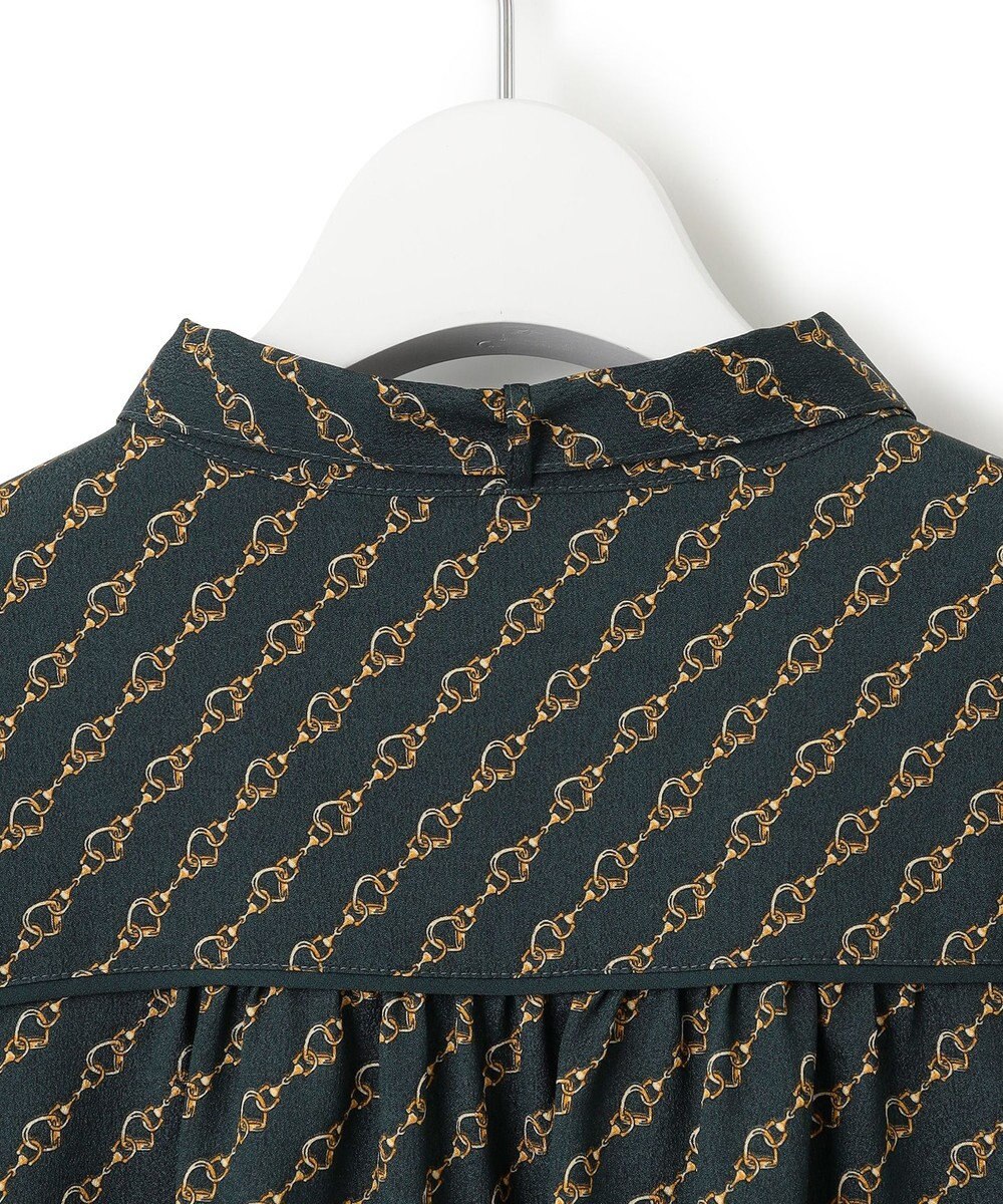 23区 【洗える】Ratti チェーンモチーフ ボウタイ ブラウス 