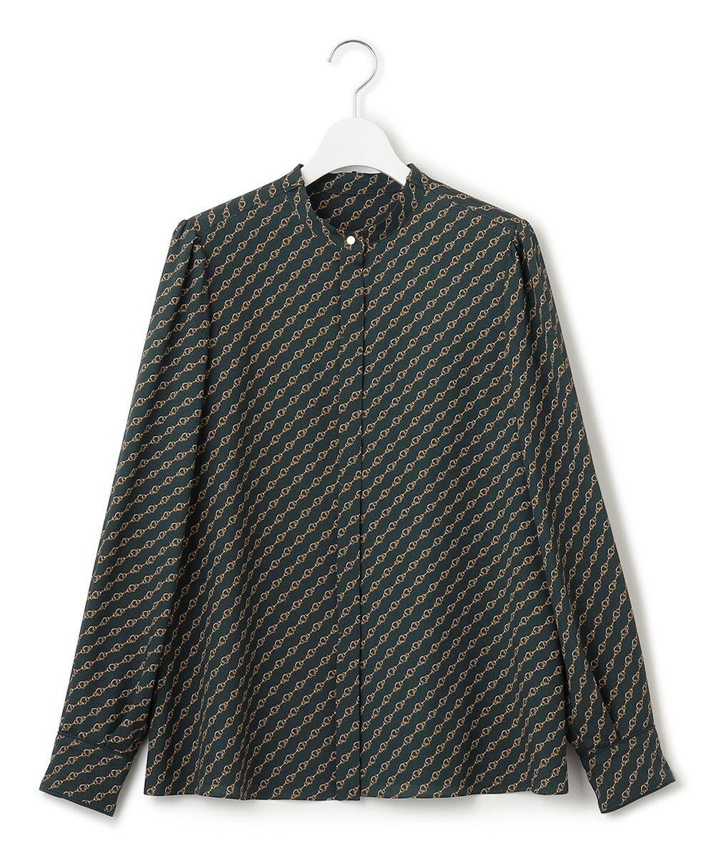 23区 【洗える】Ratti チェーンモチーフ ボウタイ ブラウス 