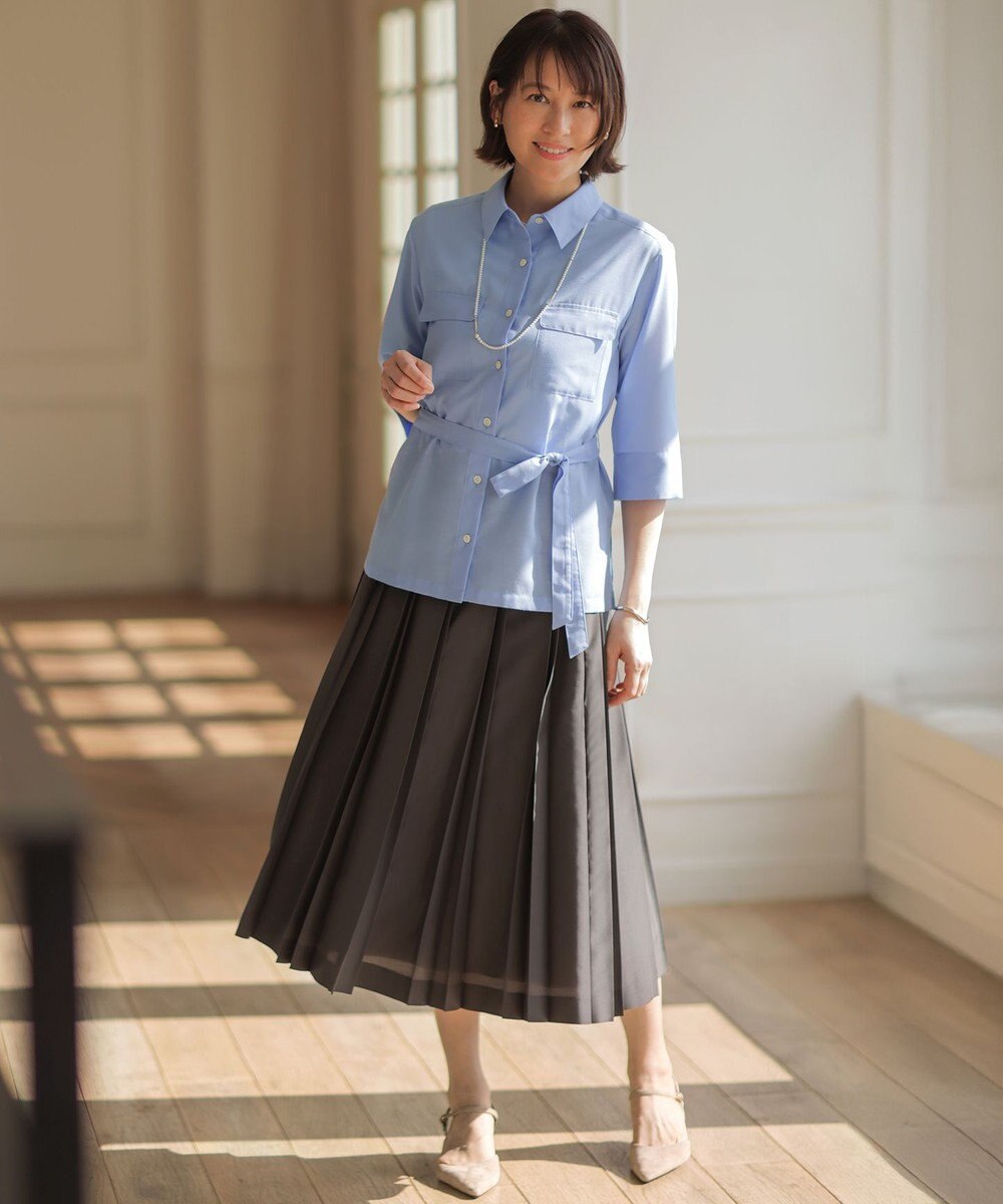 J.PRESS LADIES リネンシアースラブ シャツ ブラウス 