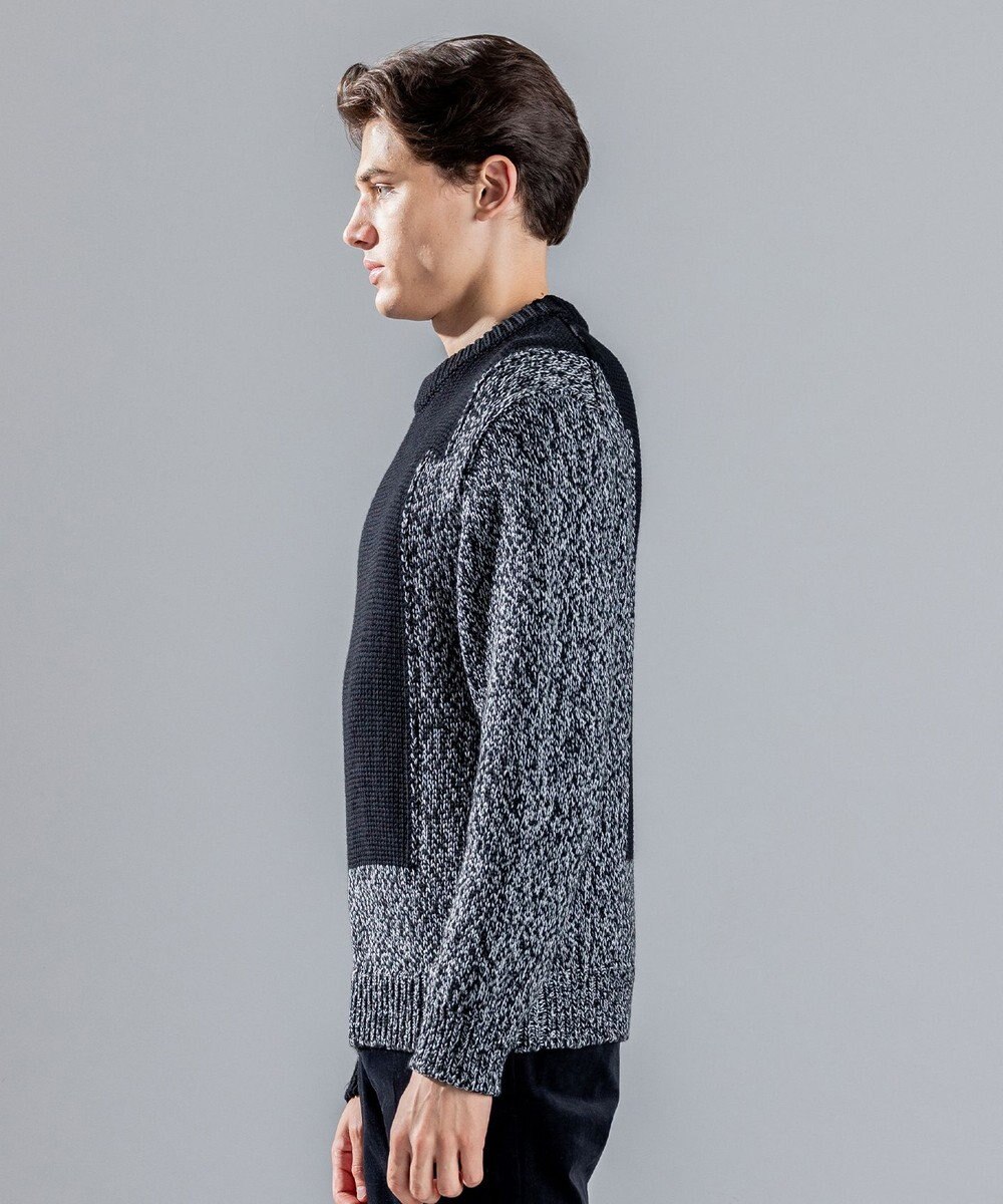 JOSEPH HOMME メリノコントラスト　ローゲージニット　 