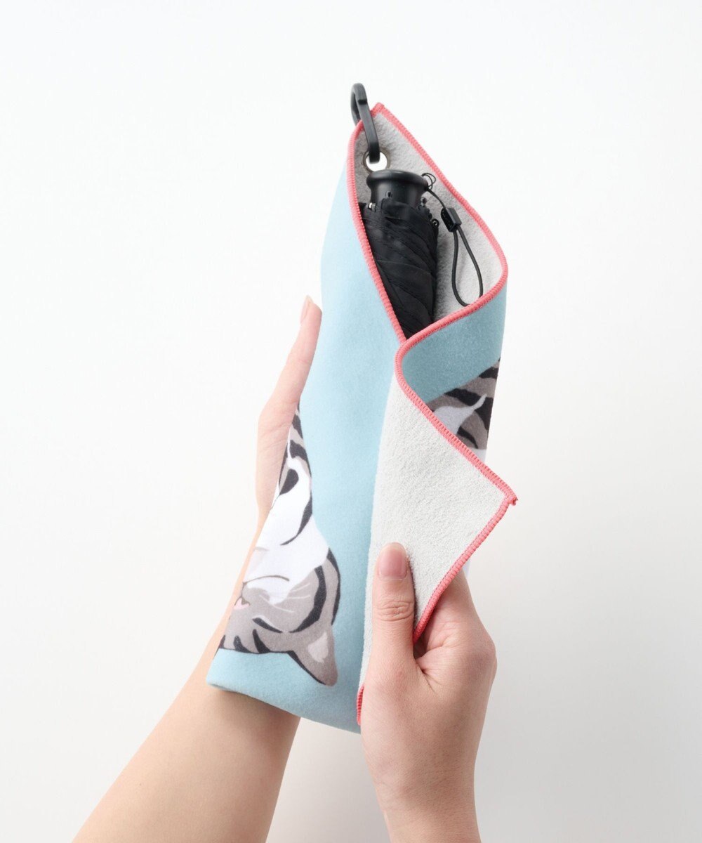 MOONBAT 【WEB限定】エスタ (estaa) くっつきタオル　ねこ 