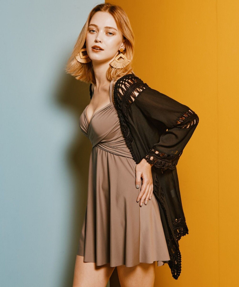 San-ai Resort（三愛水着楽園） クロシェ羽織　F　　【San-ai Resort（サンアイリゾート）】 