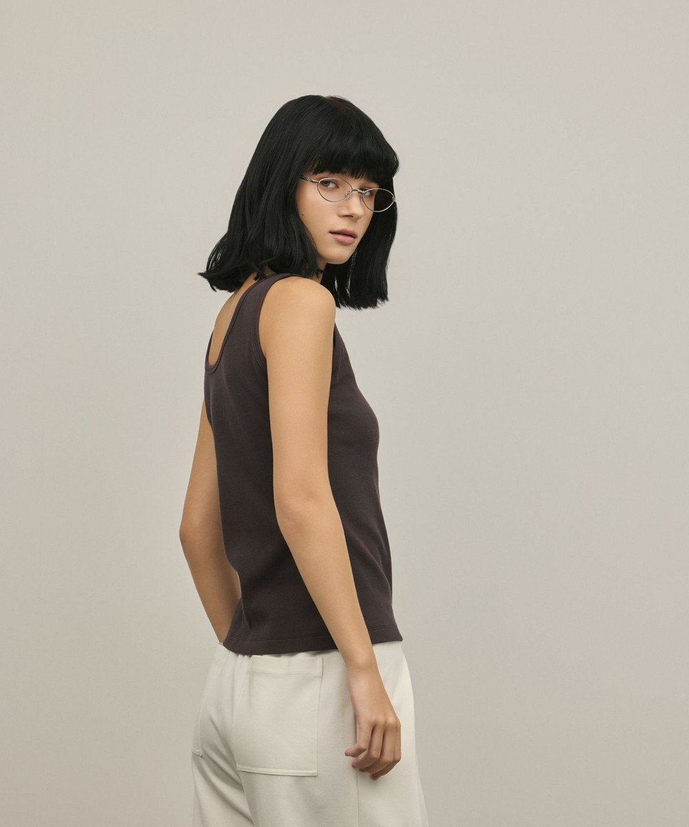 GRACE CONTINENTAL テレコノースリーブトップ 