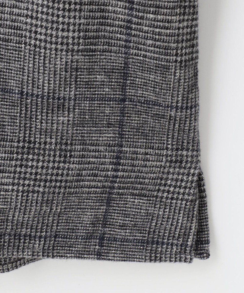 JOSEPH ABBOUD 【キングサイズ・柔らかな肌触り】 オーガニックラフィ グレンチェックシ ャツ 