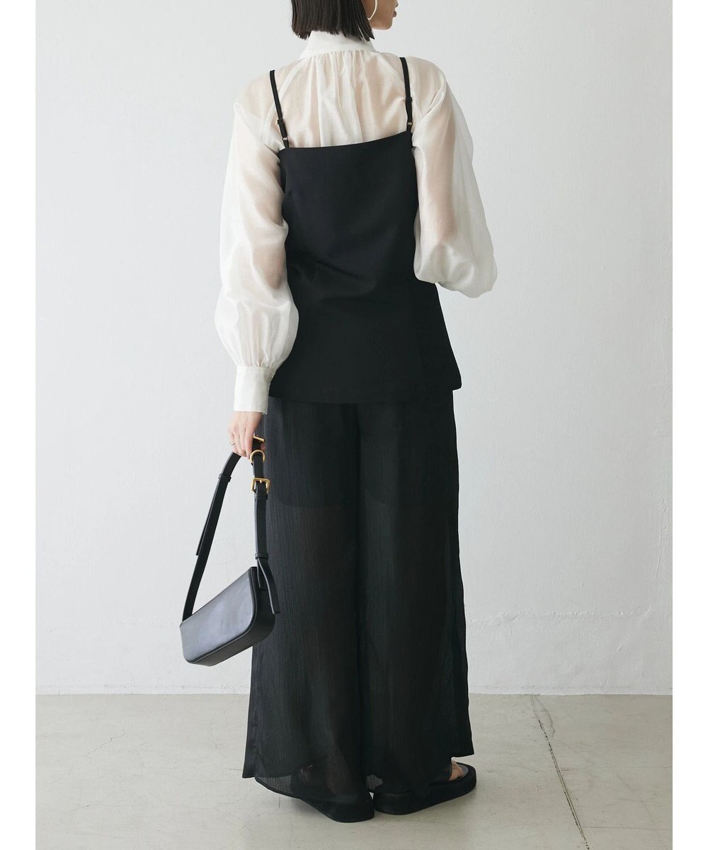 Green Parks AnriettMusee シアーボウタイブラウス 