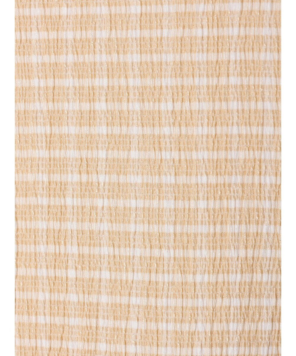 earth music&ecology ボリュームスリーブＣｈｅｃｋワンピース 