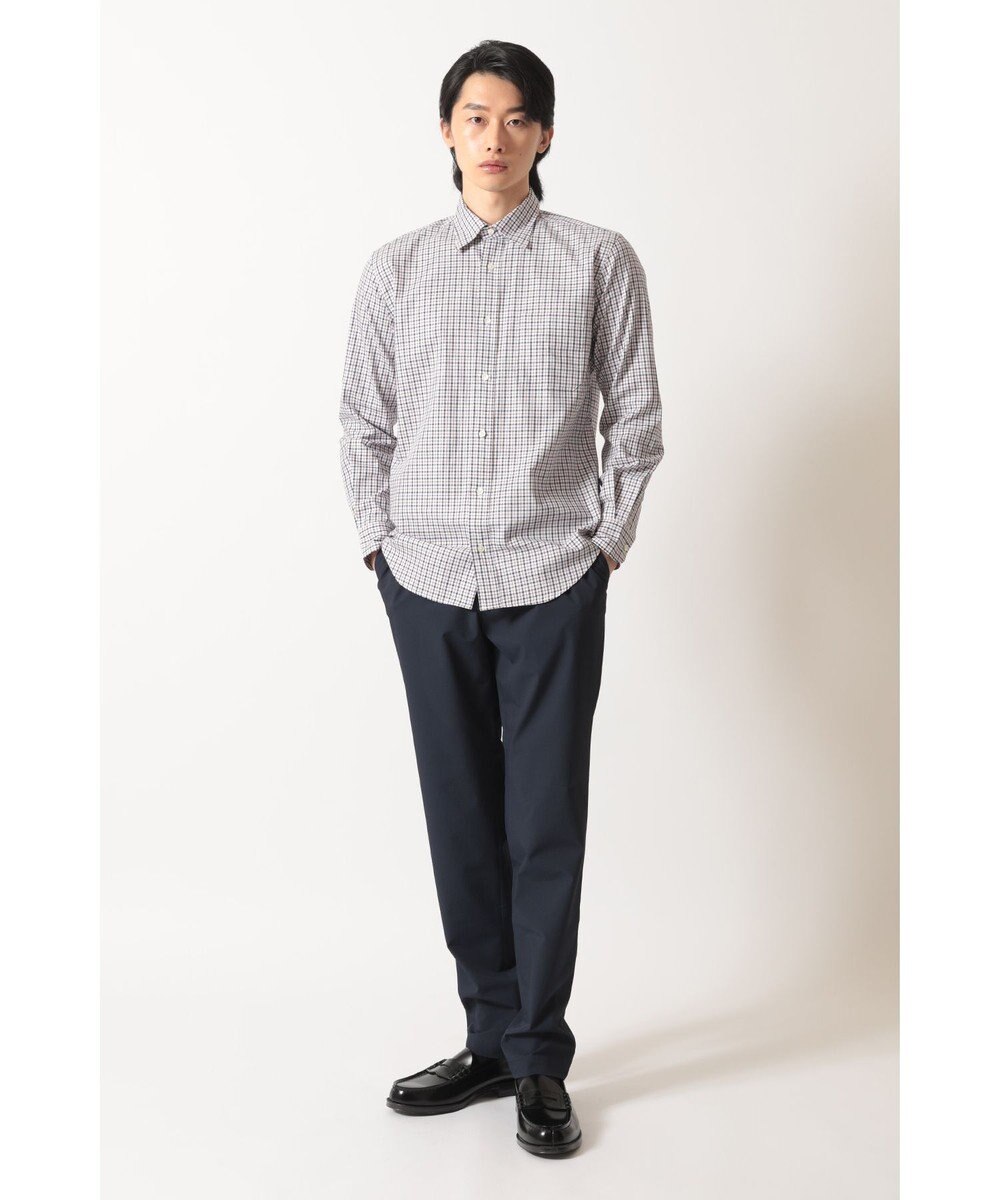 DAKS SIDGRAS ポプリンミニチェックシャツ 