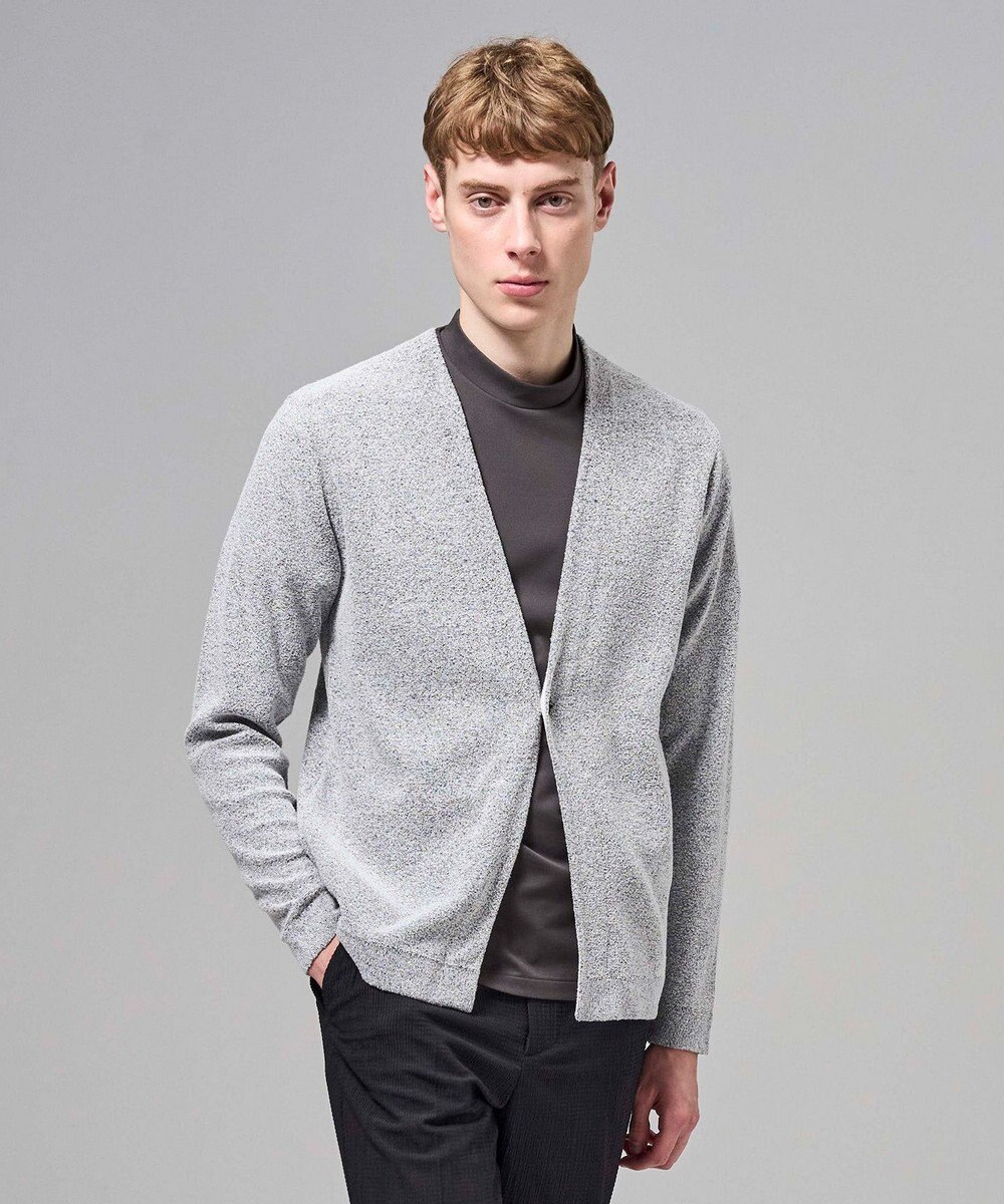 JOSEPH HOMME 【新素材】ドライペーパーブークレー   カーディガン 