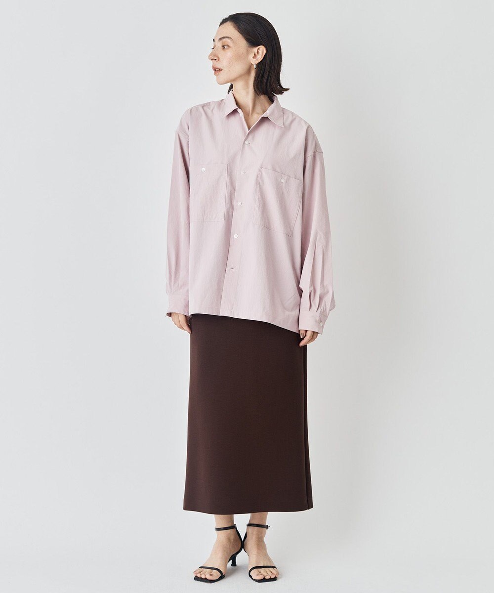 UNFILO MENS 【男女兼用】コンフォート カジュアル ワイドシャツ [24年秋冬商品] 