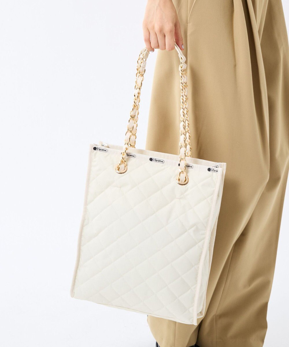 LeSportsac CHAIN N/S TOTE/サンドバーチェーンキルト 